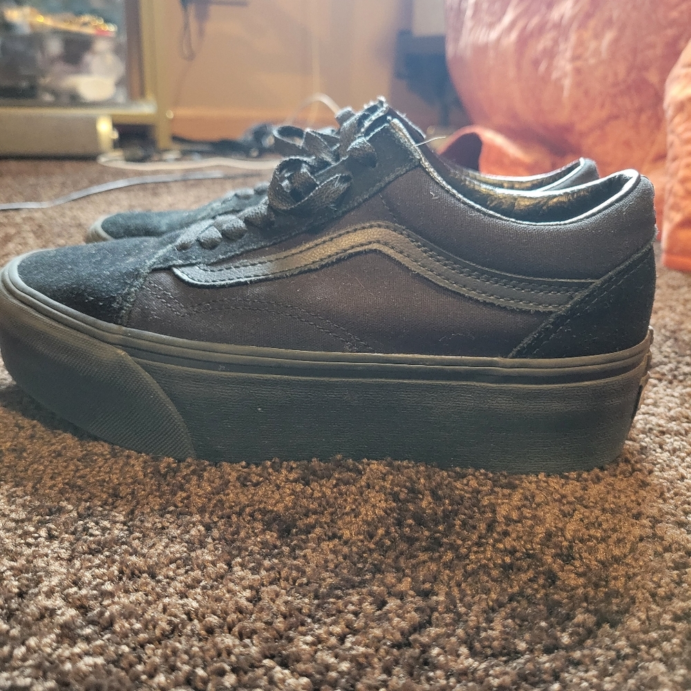 Women's platform vans old skool low-top